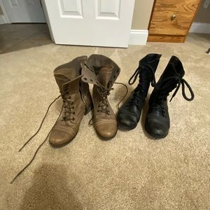 Steve Madden combat boots